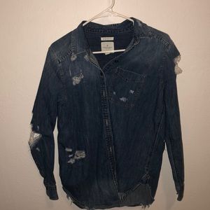 Buttoned Jean Jacket